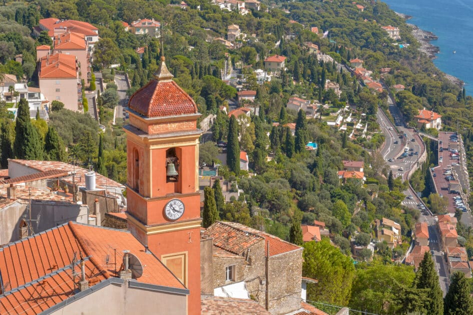 Immobilier. Le marché mentonnais commence à saturer malgré des prix toujours très hauts 2 belle vue aérienne de Roquebrune-Cap-Martin